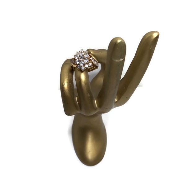 HSN Absolute Cubic Zirconia Sterling Cocktail Ring - Picture 2 of 8